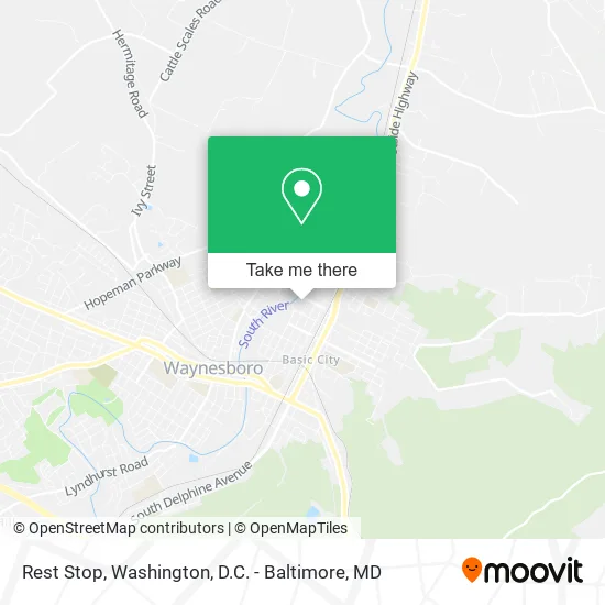 Rest Stop map