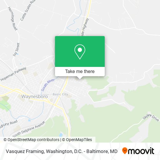 Mapa de Vasquez Framing