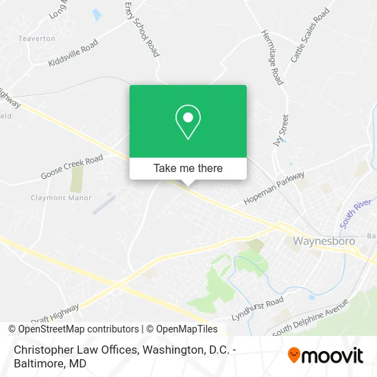Christopher Law Offices map