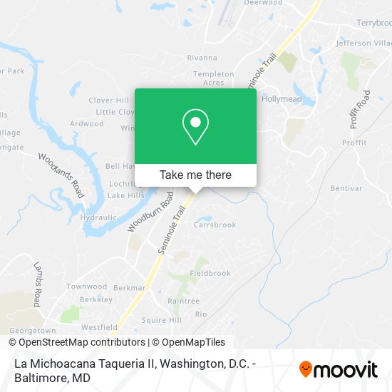 La Michoacana Taqueria II map