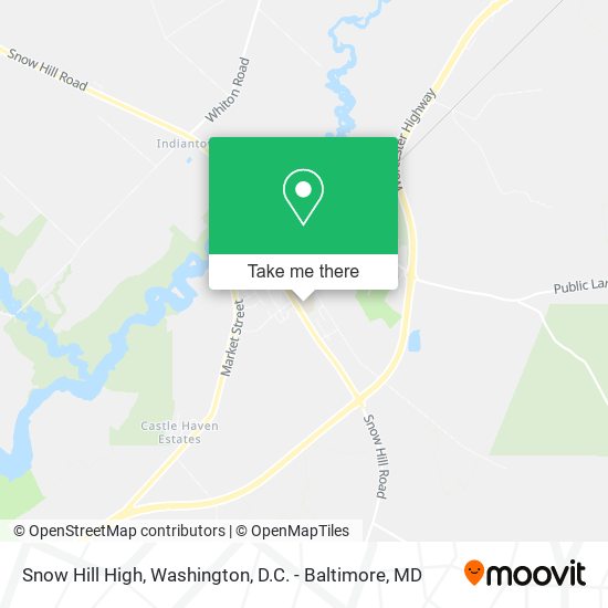 Mapa de Snow Hill High
