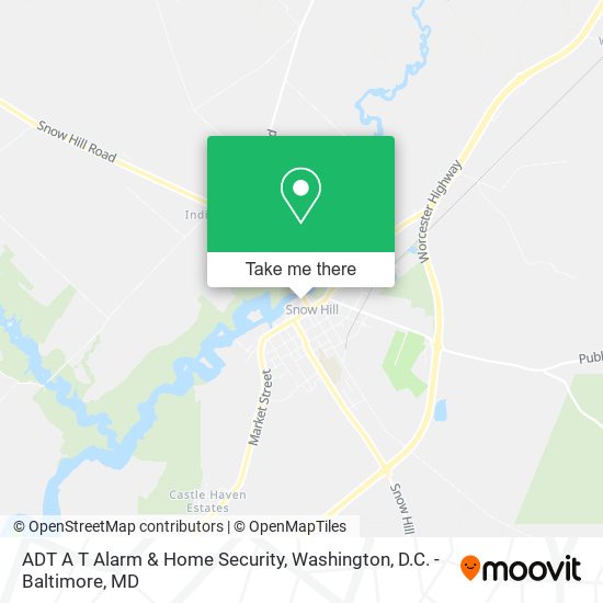 ADT A T Alarm & Home Security map