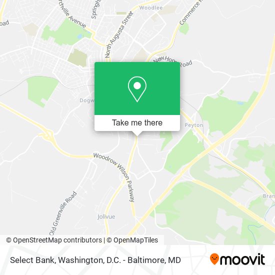 Select Bank map