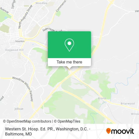 Western St. Hosp. Ed. PR. map