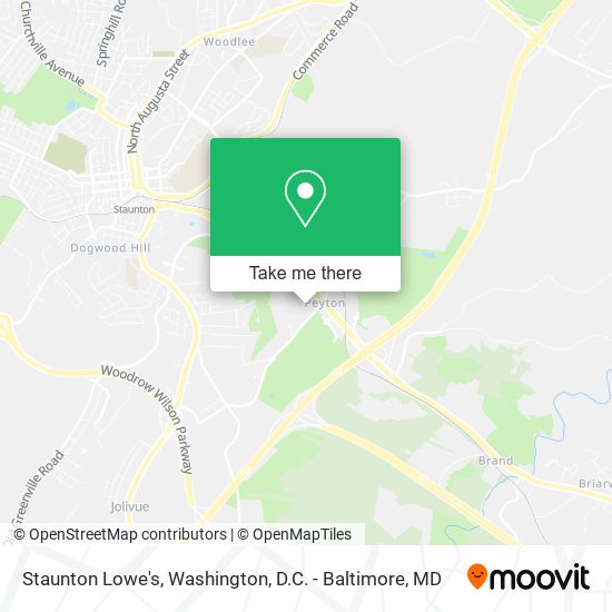 Staunton Lowe's map