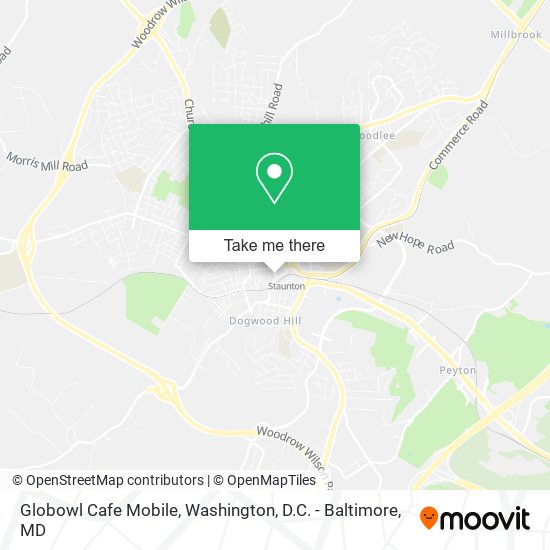Globowl Cafe Mobile map