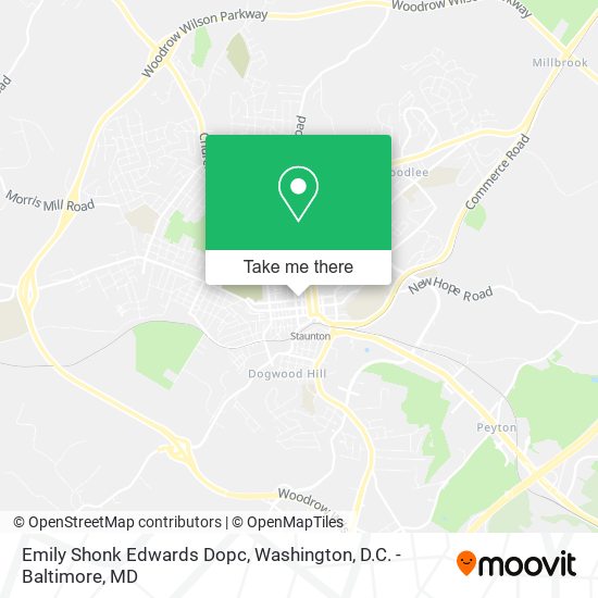 Mapa de Emily Shonk Edwards Dopc