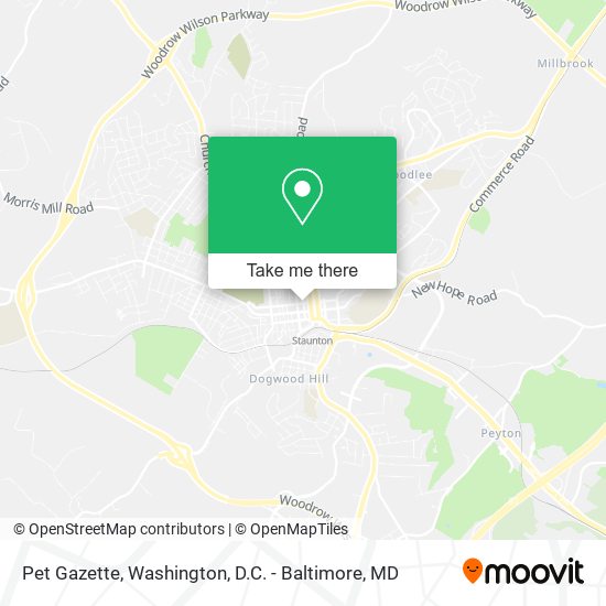 Pet Gazette map