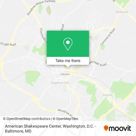 Mapa de American Shakespeare Center