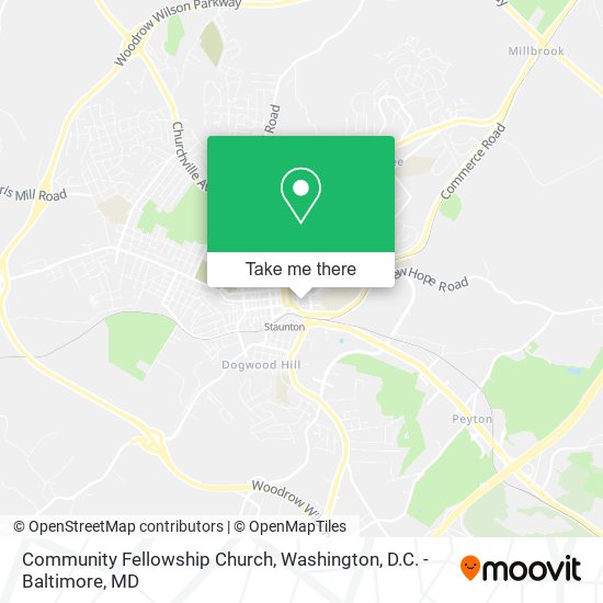 Community Fellowship Church map