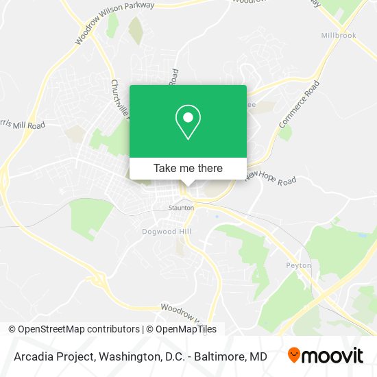 Arcadia Project map