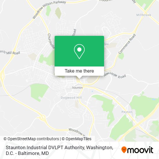 Staunton Industrial DVLPT Authority map