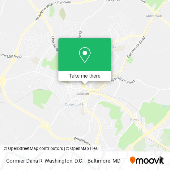 Cormier Dana R map