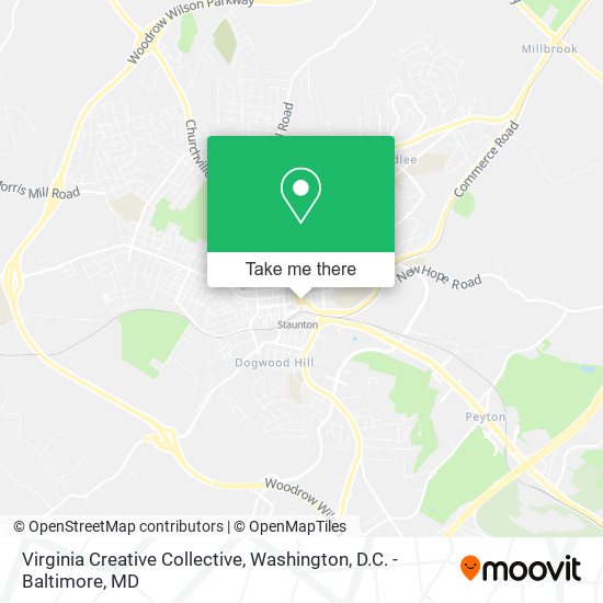 Virginia Creative Collective map