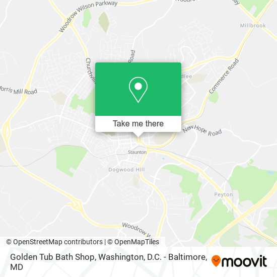 Golden Tub Bath Shop map