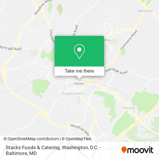 Mapa de Stacks Foods & Catering