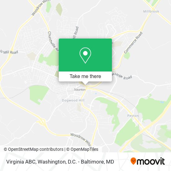 Virginia ABC map