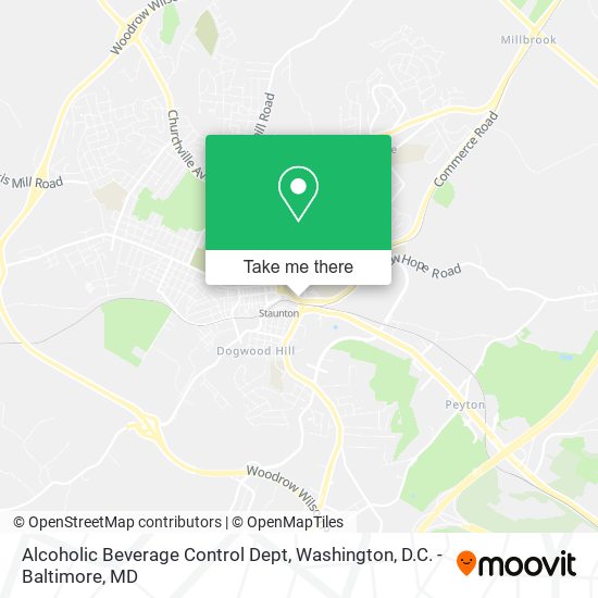 Mapa de Alcoholic Beverage Control Dept