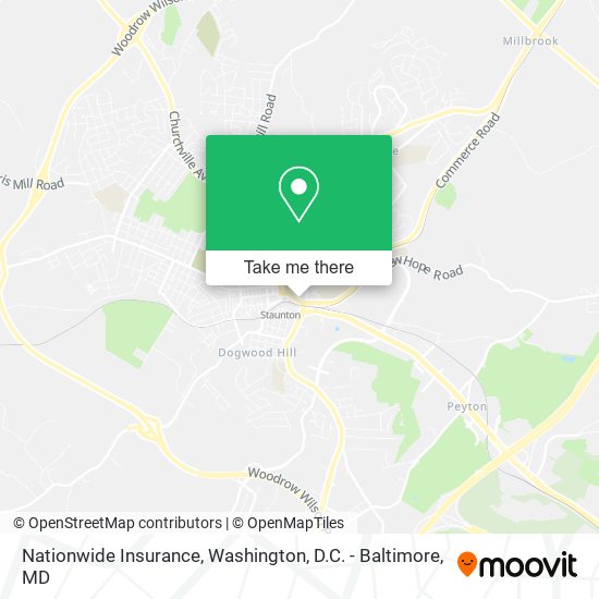 Mapa de Nationwide Insurance