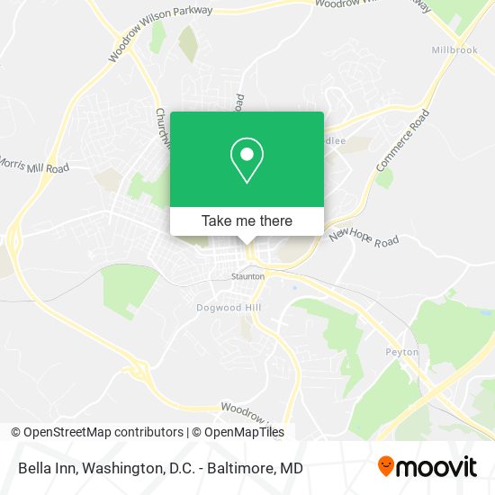 Bella Inn map
