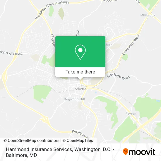 Hammond Insurance Services map