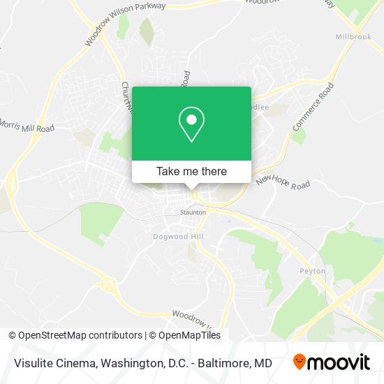 Visulite Cinema map