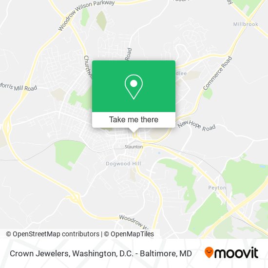 Crown Jewelers map