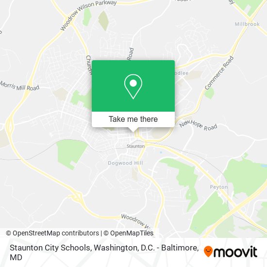 Mapa de Staunton City Schools