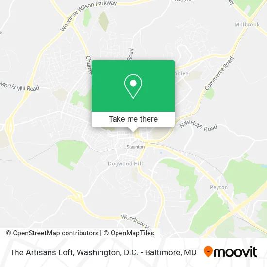 The Artisans Loft map