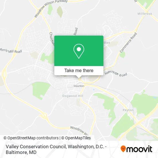 Mapa de Valley Conservation Council