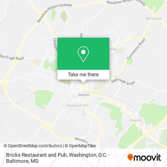 Mapa de Bricks Restaurant and Pub