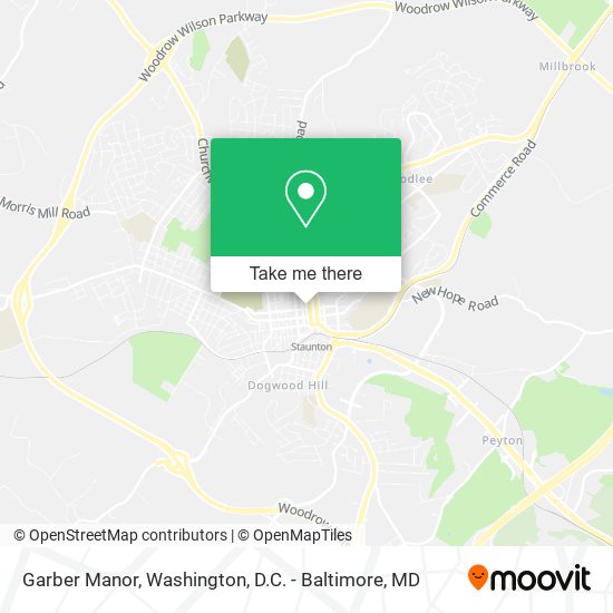 Mapa de Garber Manor