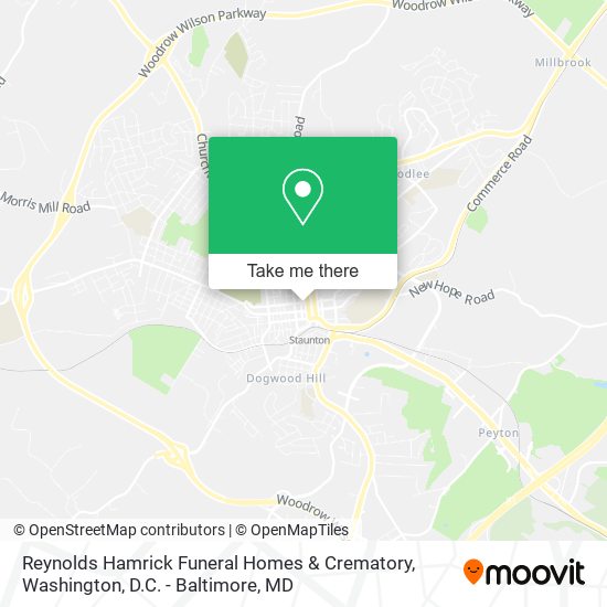 Reynolds Hamrick Funeral Homes & Crematory map