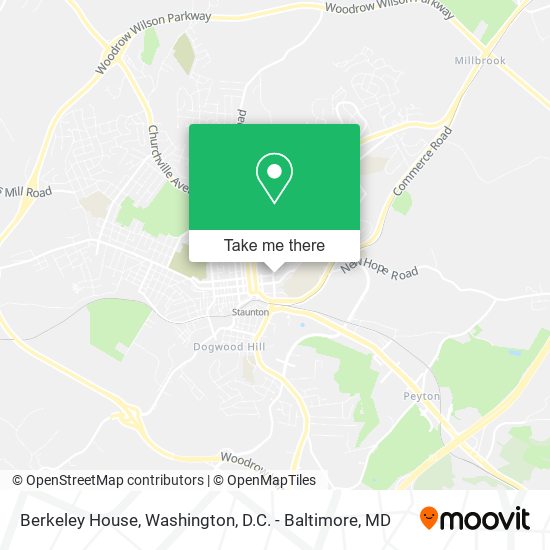 Berkeley House map