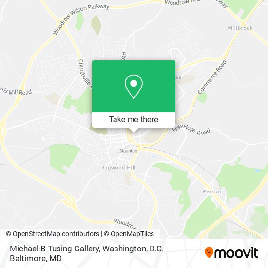 Mapa de Michael B Tusing Gallery