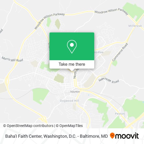 Baha'I Faith Center map