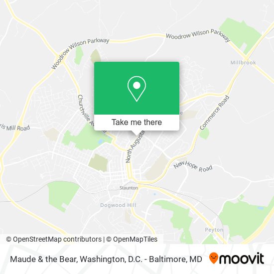 Maude & the Bear map