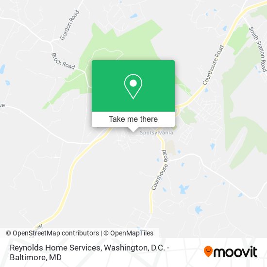 Reynolds Home Services map