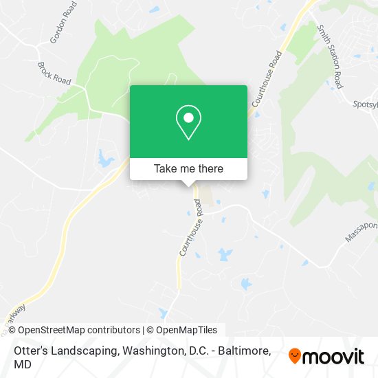 Otter's Landscaping map