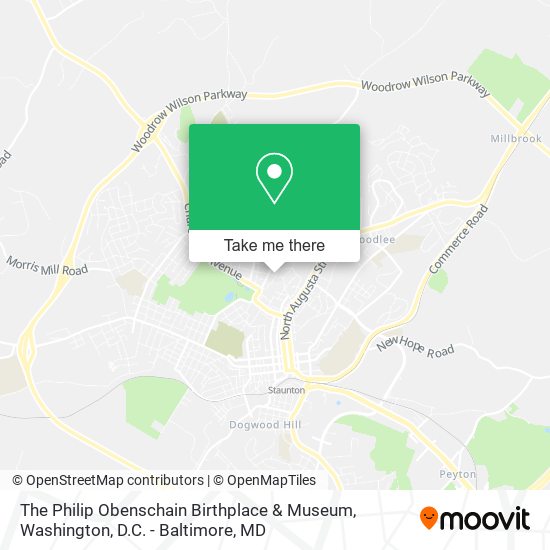 The Philip Obenschain Birthplace & Museum map