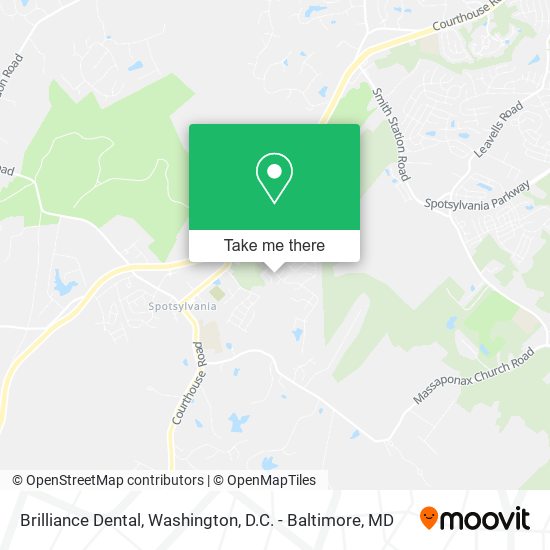 Mapa de Brilliance Dental