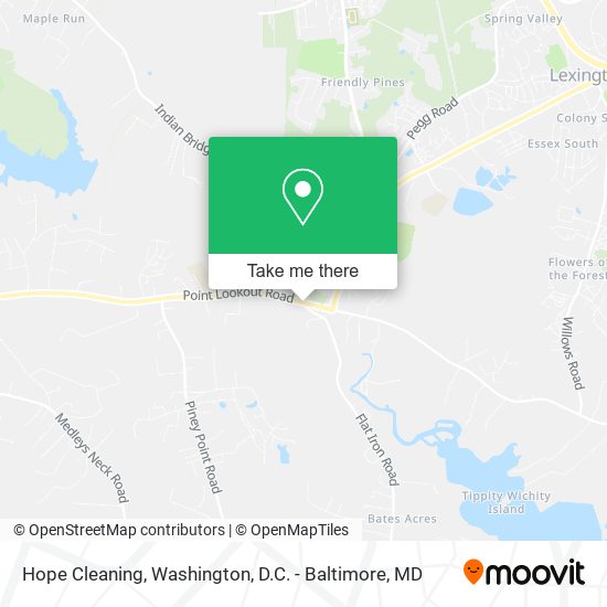 Mapa de Hope Cleaning