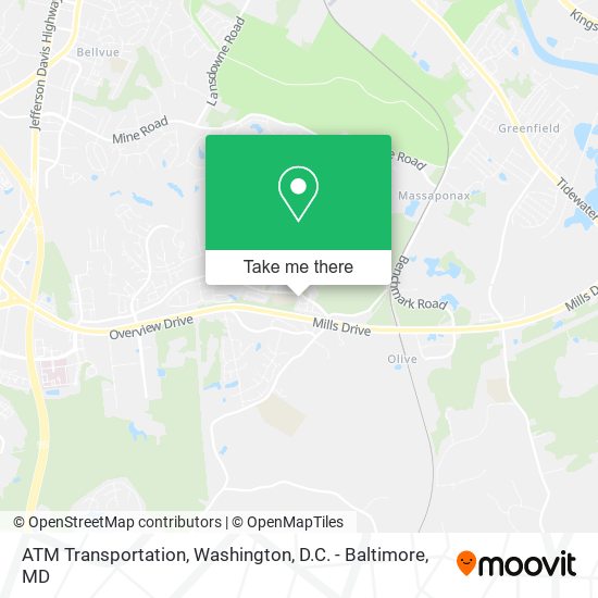 Mapa de ATM Transportation