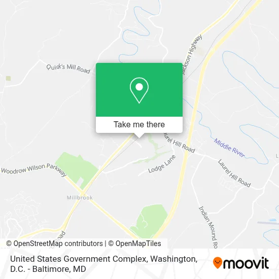 United States Government Complex map