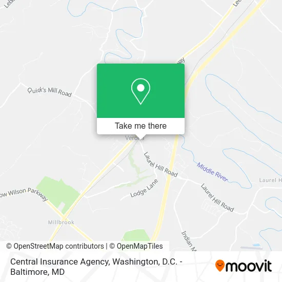 Central Insurance Agency map