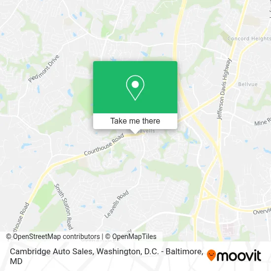 Cambridge Auto Sales map