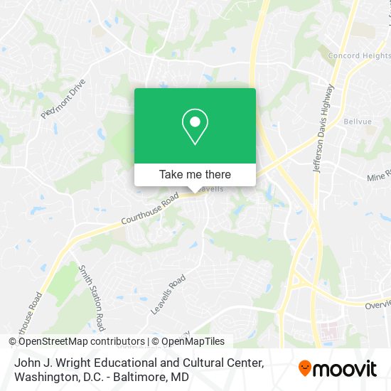 John J. Wright Educational and Cultural Center map