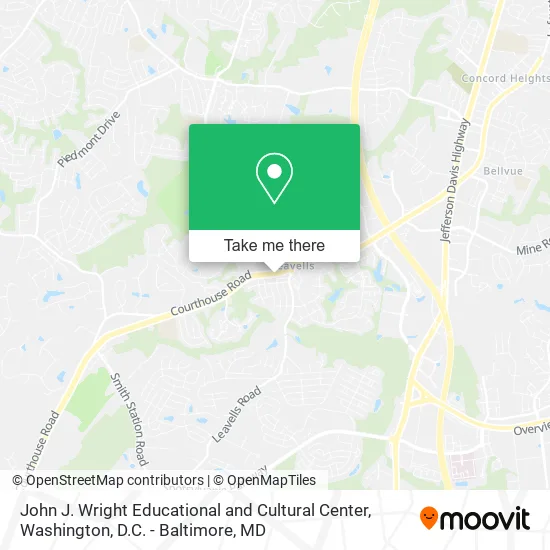 John J. Wright Educational and Cultural Center map