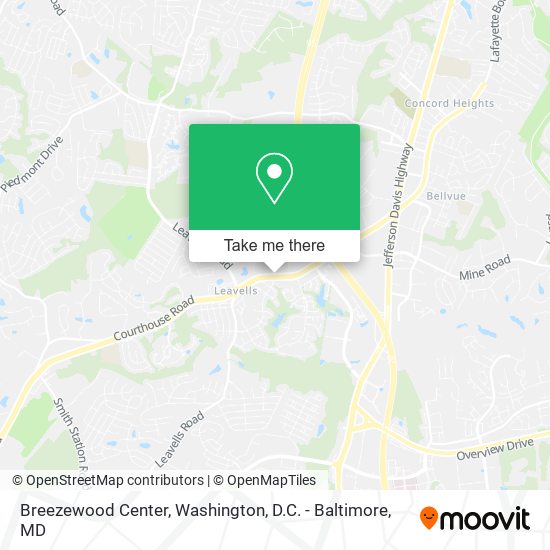 Breezewood Center map