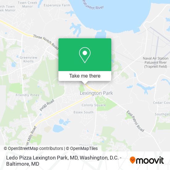 Ledo Pizza Lexington Park, MD map